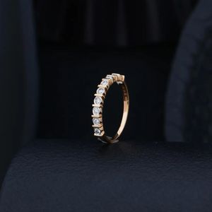 Anillo de Diamantes Reales Clásico y Elegante, Joyería Fina de Diseño, Brillante, Minimalista, Regalo de Boda - Product Image 3