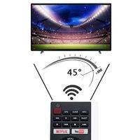 Télécommande universelle de remplacement RM-L1346 pour téléviseurs Sharp LCD LED Smart TV GB234WJSA avec boutons YouTube/NETFLIX