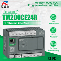 Module de contrôle logique PLC Modicon M200 TM200CE24R d'origine, neuf, avec sortie relais 24 IO, contrôleur de programmation PLC TM200CE24R