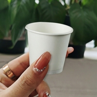 Gobelets jetables en papier kraft à paroi simple, taille extra-petite, lot de 30, verres à dégustation, mini-tasses à thé, boissons gazeuses