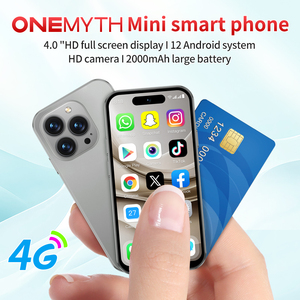 สมาร์ทโฟนขนาดเล็ก 4G รุ่นใหม่ ONEMYTH M17 Pro รองรับซิมคู่ หน้าจอ HD เต็มจอ 4.0 นิ้ว แบตเตอรี่ 2000mAh หน่วยความจำ 3GB+64GB ระบบปฏิบัติการ Android 12 รองรับ Play Store ขนาดเล็ก - Product Image 4