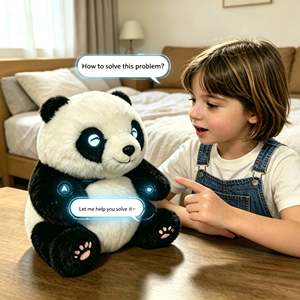 Nuevo Juguete de Peluche Interactivo con IA y Pantalla LCD en Tiempo Real, Animal de Peluche Inteligente que Habla para la Familia, Juego en Interiores - Product Image 1