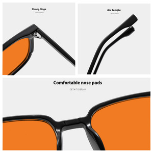 Gafas de Fábrica Retro TR90 con Montura Óptica, Gafas de Diseño para Computadora, Anti Reflejo, Personalizadas, Anti Luz Azul para Hombre y Mujer - Product Image 3