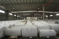 Étiquette adhésive pour pneus en film perlé PP blanc, adhésif acrylique haute adhérence, écologique, pour étiquettes industrielles