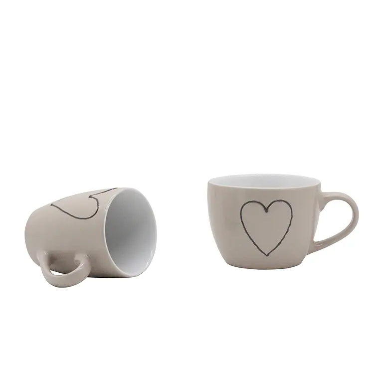 250ml creative custom hand painted ceramic mug Korean coffee mugs customizable