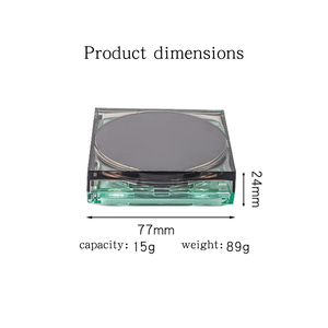 Boîtier vide de haute qualité pour coussin d'air, conteneur de crème <span class=keywords><strong>BB</strong></span>/CC, emballage de fond de teint coussin avec miroir, étui vide pour maquillage - Product Image 6