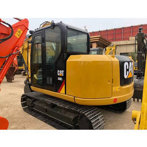 Mini-excavatrice sur chenilles d'occasion haut de gamme Caterpillar Cat308DCR 8 tonnes, homologuée EPA CE, CAT308 308E, avec pince grappreuse. - Product Image 1