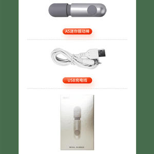 Mini Usb Opladen G-Spot Silvery Av Vibrator Seksspeeltjes 10 Frequentie Vibrerende Masturbate Apparaatmassageproducten - Product Image 5