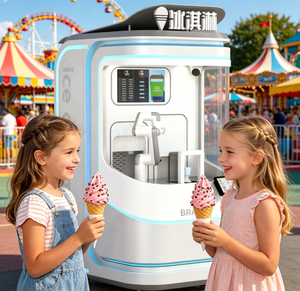 <span class=keywords><strong>Robot</strong></span> de vente automatique intelligent à six axes pour crème glacée, avec IA, pour usage commercial OEM - Product Image 1
