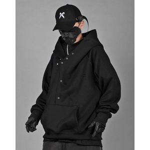 Sudadera con Capucha para Hombre FOXA, 100% Algodón, Cierre de Botones, Manga Larga, Felpa Francesa, Estilo Urbano - Product Image 2
