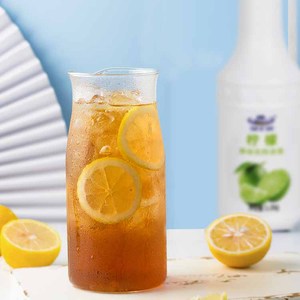 Jugo de limón, tienda de té de la leche, jugo concentrado especial, bebida, <span class=keywords><strong>sabor</strong></span> a fruta, pulpa original gruesa, concentrado de jugo de limón, 1,2 kg - Product Image 6