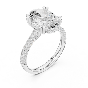 Elegante Anillo de Oro Macizo para Mujer con Diamante Cultivado en Laboratorio Certificado por IGI, Corte Excelente, Regalo Perfecto para Cumpleaños o Aniversario - Product Image 3
