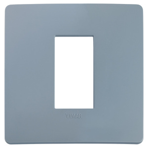 Placa Plana Up 1M Matt Avio 9.7x12.5 cm para Puerta Vimar - Product Image 1
