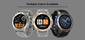 Montre connectée GPS DM56 2026 avec écran AMOLED 1,43 pouces, étanche 5 ATM, bracelet en gel de silice, double SIM, BT5.3, autonomie de 5 à 10 jours - Product Image 2