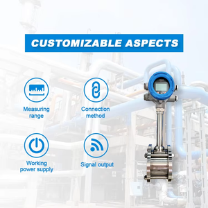 Para Vacorda, medidor de flujo de vórtice de alta precisión de acero inoxidable, medidores de flujo de medición de Gas de alta precisión con soporte OEM - Product Image 4