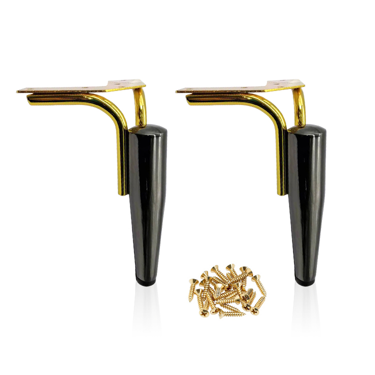 Многоцветные металлические ножки, диван, мебель, современные роскошные конические ножки для итальянских диванов золотого и хромированного цвета