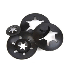 Usine Spot 304 Acier Inoxydable Noir Oxyde Club Roulement Clip Anneau Étoile Ressort <span class=keywords><strong>Rondelle</strong></span> De Verrouillage - Product Image 6