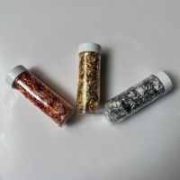 Feuilles d'or et d'argent comestibles, feuilles d'argent en papier pour la décoration de gâteaux