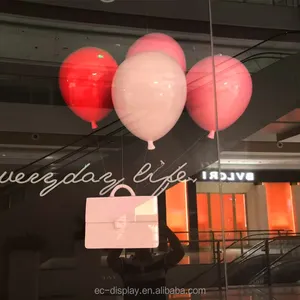 Mode farbiges hängendes Glasfaser ballon modell für Party hochzeits ereignis dekoration