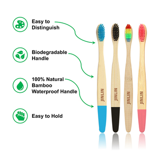 Bpa-free Dental Whitening <strong>Kids</strong> <strong>Toothbrush</strong> Natural Handle Pet <strong>Toothbrush</strong> Soft Bristles Bamboo <strong>Toothbrush</strong> Pack - Product Image 6