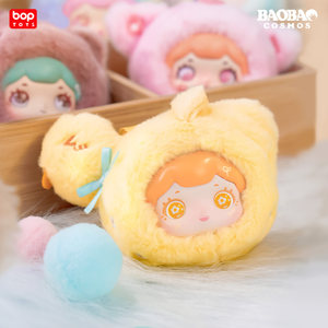 Poupée en vinyle Baobao Fuzzy Babe Series, boîte mystère, pendentif de sac mignon, ornement de bureau, cadeau kawaii pour fille, boîte mystère - Product Image 3