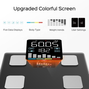Báscula Electrónica de Grasa Corporal de Nuevo Diseño, <span class=keywords><strong>180</strong></span> kg, Báscula Inteligente para Baño con IMC - Product Image 3