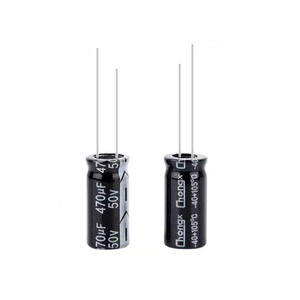 Condensateur électrolytique en aluminium 50V470UF 470UF50V 10x20 10X17MM - Product Image 1