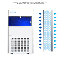 Machine à glace et neige super fine commerciale 75 kg, haute fiabilité avec nouveau moteur de compresseur 220 V et PLC pour hôtels