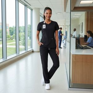 Nouvelle Arrivée - Ensembles de Blouses Médicales Chirurgicales Modernes OEM Niaahinn en Polyester Spandex Extensible dans les 4 Sens pour Hôpitaux et Soins Infirmiers - Product Image 2