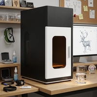 Machine de gravure laser 3D UV 355nm 5W pour verre et cristal, trophée souvenir, nouveau support de fichiers 3D SVG DXF STL
