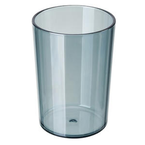 ที่วางแก้วน้ำแบบใสสไตล์นอร์ดิกสำหรับแปรงสีฟันและน้ำยาบ้วนปาก อุปกรณ์จัดระเบียบห้องน้ำในบ้าน สีพื้น รุ่น TM2204 - Product Image 2