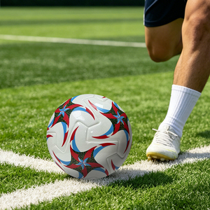 Pallone da <span class=keywords><strong>Calcio</strong></span> in PU per Adulti, Taglia 5, Ecologico e Durevole, Processo di Saldatura a Caldo, Colore e Logo Personalizzabili - Product Image 4