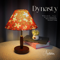 Tête de lit vintage en bois massif, lampe de chevet et de bureau en tissu de style nordique minimaliste, éclairage décoratif haut de gamme