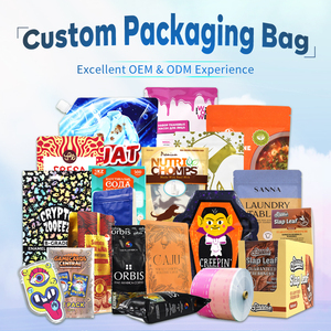 Bolsa de Mylar con Cierre, Personalizada, Impresa, de Grado Alimenticio, Laminada, Termosellada, de Alta Barrera, para Alimentos como Miel y <span class=keywords><strong>Almendras</strong></span> <span class=keywords><strong>Tostadas</strong></span> - Product Image 6