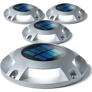 Weatherproof LED Solar Deck Lights Driveway Solar Ground Decking Lights