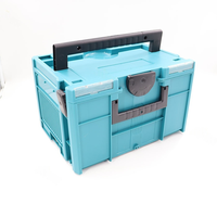 Boîte à outils en plastique Hotsales Makitas ODM mallette de rangement pour outils électriques avec chariot mallette combinée empilée pour une mobilité facile