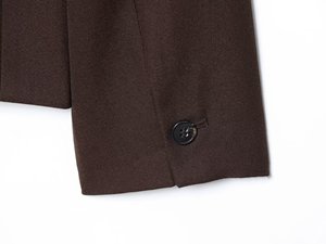 Completo da donna 2025 nuovo, 2 pezzi, casual, alla moda, con decorazioni a tasche, completo a maniche lunghe + gonna ampia a pieghe retrò chic da donna - Product Image 4