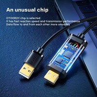 Kabel Data USB 2.0 UGREEN USB a ke USB a Male to Male Kabel Salin untuk Transfer Data