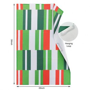 Essuie-tout de cuisine gaufré en microfibre recyclée, imprimé numériquement sur mesure, qualité supérieure - Product Image 1