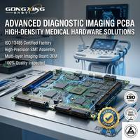 Placa PCBA Médica de Diagnóstico por Imágenes Avanzada para Equipos de Ultrasonido OEM FR-4, Ensamblaje de PCB de Alta Densidad, Certificación ISO 13485