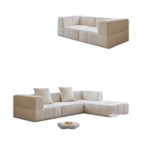 Nuevo Diseño de Sofá Cama Convertible para Sala de Estar, Sofá Envasado al Vacío, Sofá sin Estructura Comprimido al Vacío