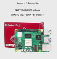 Nueva Raspberry Pi 5 Modelo B con 4GB o 8GB de RAM, WiFi de Doble Banda, Compatible con POE