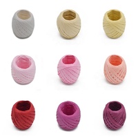 Cordon en papier raphia coloré de 20 m, ficelle écologique pour loisirs créatifs et cadeaux