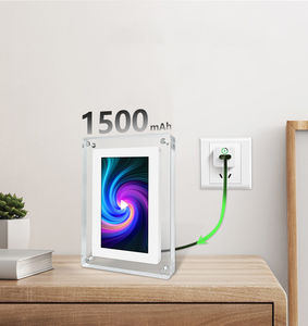 X605 7 Zoll Crystal Advertising Player Transparenter Acryl <span class=keywords><strong>Motion</strong></span> Video Lcd Digitaler Foto rahmen - Product Image 5