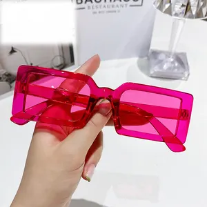 Gafas De Sol rectangulares pequeñas para mujer y hombre, lentes De Sol cuadradas De diseñador De marca De lujo, UV400, promoción De 25977