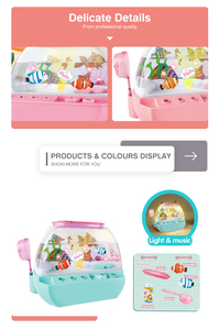 Giocattolo Acquario Happy Aquarium Ocean <span class=keywords><strong>World</strong></span> con Luci Colorate e Musica, Rete da Pesca e Vasca per Pesci in Plastica per Bambini - Product Image 5