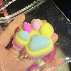 Cartoon <b>Cat</b> Paw Kawaii Sensory Relief <b>Squishy</b> Toy Fun Novelty Play Toy for Boys Girls Children to Relieve Stress Made of Rubber - Product Image 6