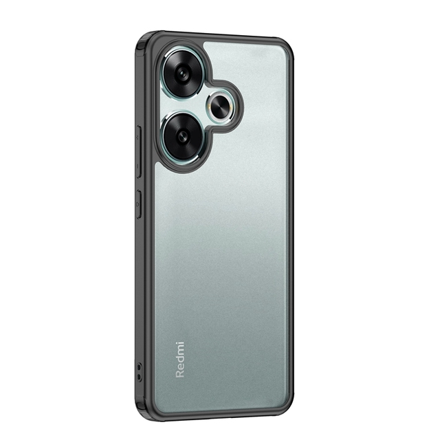 Shockproof Frosted Case Clear Transparent Matte TPU PC Hard Cover Phone Case for Xiaomi Redmi Turbo 3 5G Note13