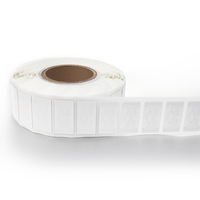 Laxcen |   Étiquette adhésive RFID UHF passive longue portée UFO50 en gros, étiquette en papier personnalisée, mini NFC 860-960 MHz, échantillon gratuit