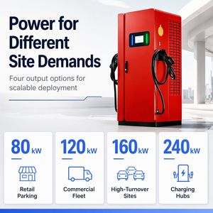 Station de recharge rapide DC double pistolet 160 kW, vente en gros directe usine, CCS1 CCS2 avec terminal POS, <span class=keywords><strong>chargeur</strong></span> EV commercial - Product Image 4